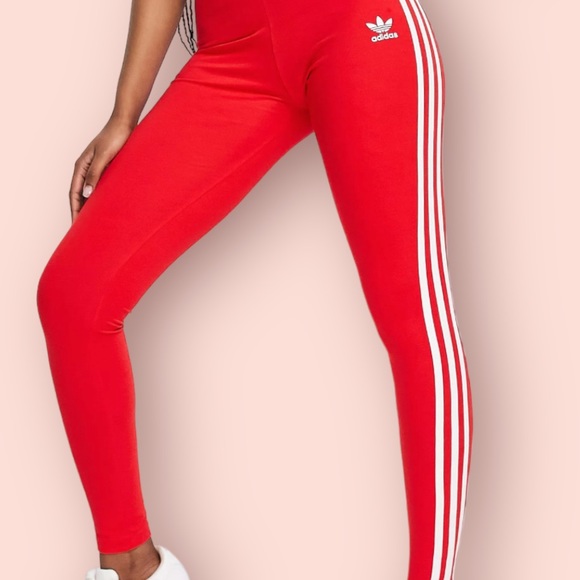 **SOLD** ADIDAS | Full length leggings Red 10 - Picture 10 of 10